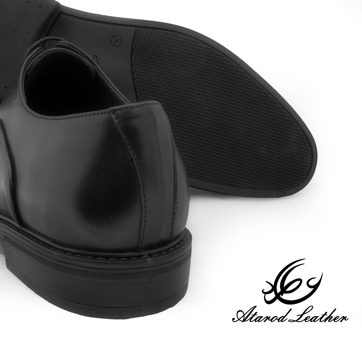 کفش مردانه چرم عطارد مدل چرم طبیعی کد SH312 -  - 12