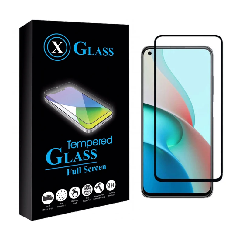 محافظ صفحه نمایش ایکس گلس مدل فول مناسب برای گوشی موبایل شیائومی REDMI NOTE 9T