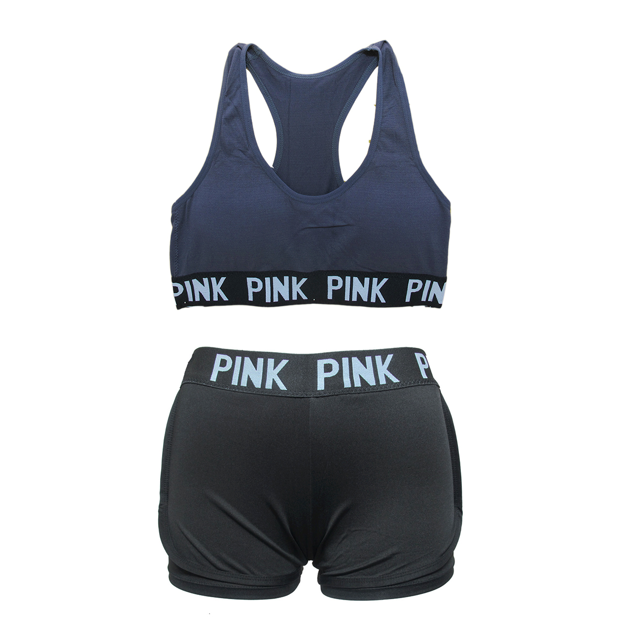 ست نیم تنه و شلوارک ورزشی زنانه اکسیژ مدل Pink02