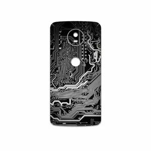 MAHOOT Black Printed Circuit Board Cover Sticker for Motorola Moto G5S