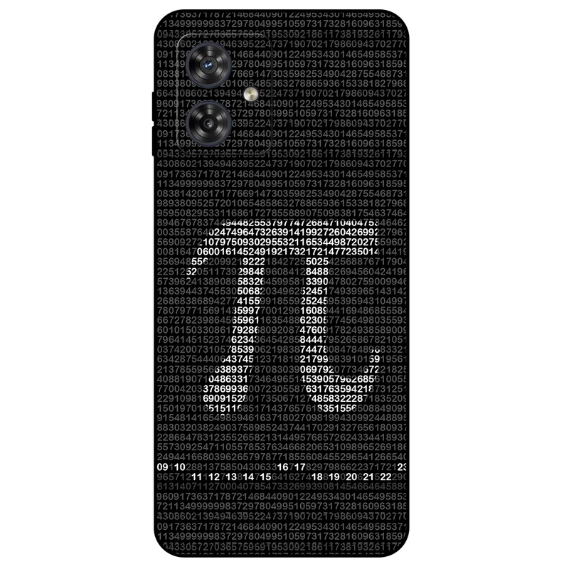 کاور مگافون طرح عدد پی مدل 7240 مناسب برای گوشی موبایل موتورولا Moto G54 5G