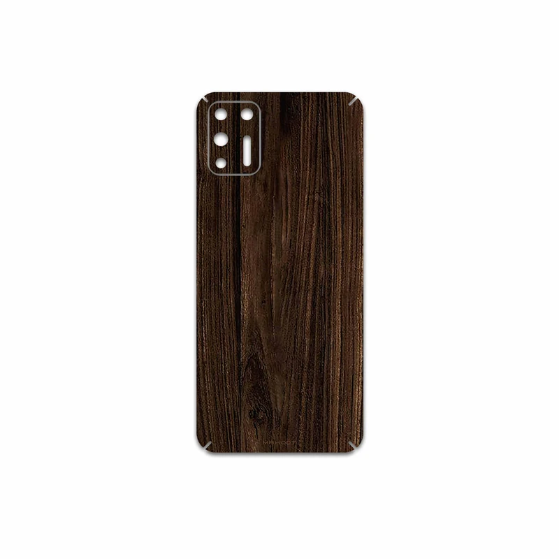 برچسب پوششی ماهوت مدل Dark Walnut Wood مناسب برای گوشی موبایل موتورولا Moto G9 Plus