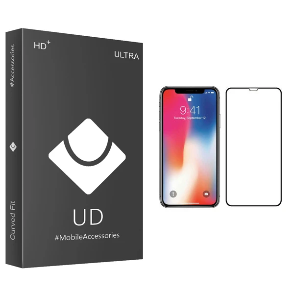 محافظ صفحه نمایش یو دی مدل ULTRA مناسب برای گوشی موبایل اپل iPhone X