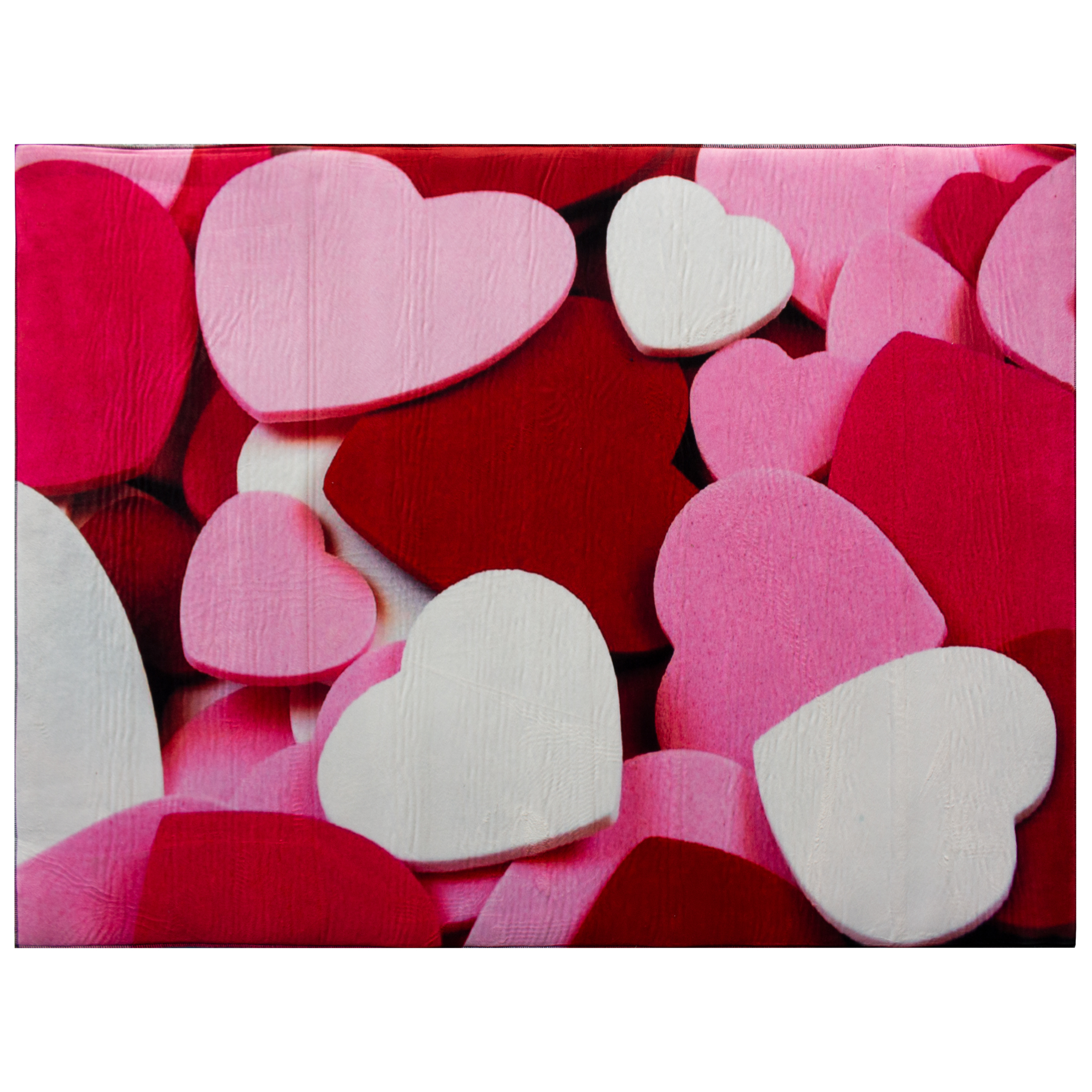 فرش ماشینی جانگل مدل Love Stikers کد 3D-R27