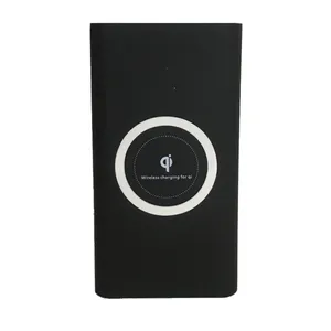شارژر همراه وایرلس مدل Qi-Compatible  ظرفیت 10000 میلی‌ آمپر ساعت