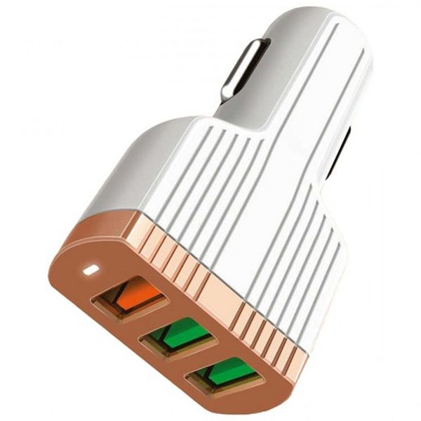 شارژر فندکی الدینیو مدل C702Q همراه با کابل MicroUSB شارژر فندکی الدینیو مدل C702Q همراه با کابل MicroUSB