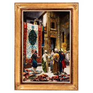 تابلو فرش دستباف سی پرشیا مدل بازار قاهره کد 902782