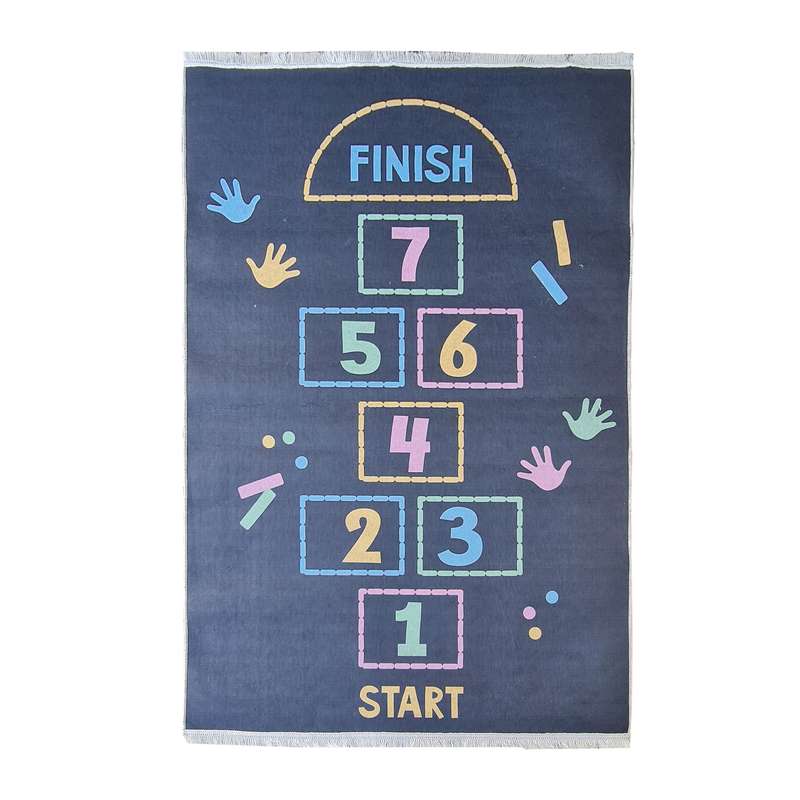 فرش پارچه ای مدل اتاق کودک کد 3230 فرش پارچه ای مدل اتاق کودک کد 3230