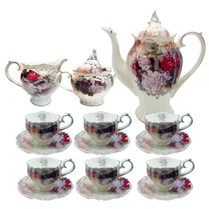  سرویس چای خوری 17 پارچه گلدکیش طرح ورونا VERONA مدل GK398041