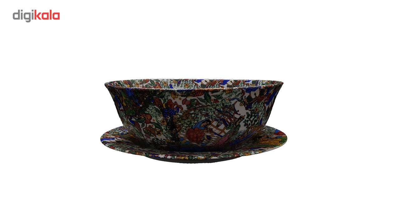 کاسه و بشقاب چینی طرح مرغی کد 300