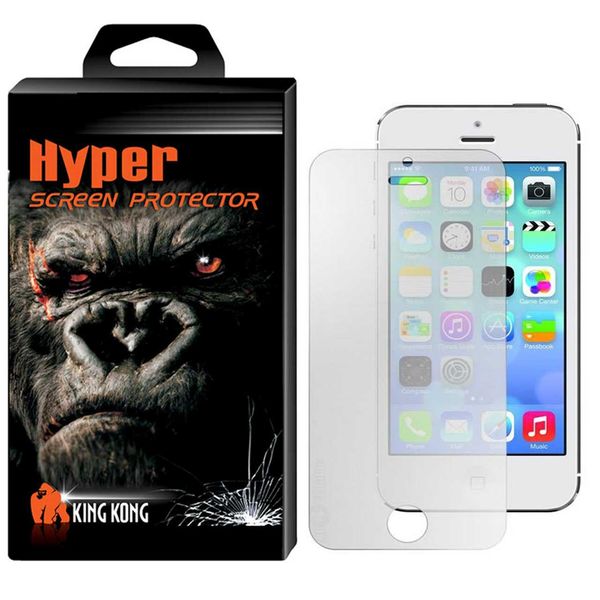محافظ صفحه نمایش مات نانو فلکسبل کینگ کونگ مدل Hyper Fullcover مناسب برای گوشی اپل آیفون Se/5 محافظ صفحه نمایش مات نانو فلکسبل کینگ کونگ مدل Hyper Fullcover مناسب برای گوشی اپل آیفون Se/5