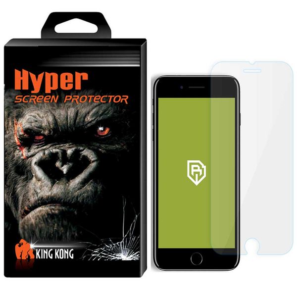 محافظ صفحه نمایش مات نانو فلکسبل کینگ کونگ مدل Hyper Fullcover مناسب برای گوشی اپل آیفون 7/8 محافظ صفحه نمایش مات نانو فلکسبل کینگ کونگ مدل Hyper Fullcover مناسب برای گوشی اپل آیفون 7/8