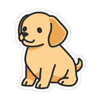 استیکر لپ تاپ طرح سگ کد 2563