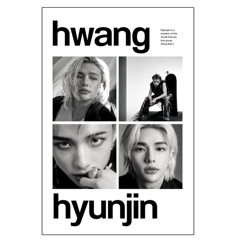 پوستر مدل استری کیدز stray kids طرح هیونجین hyunjin کد 539