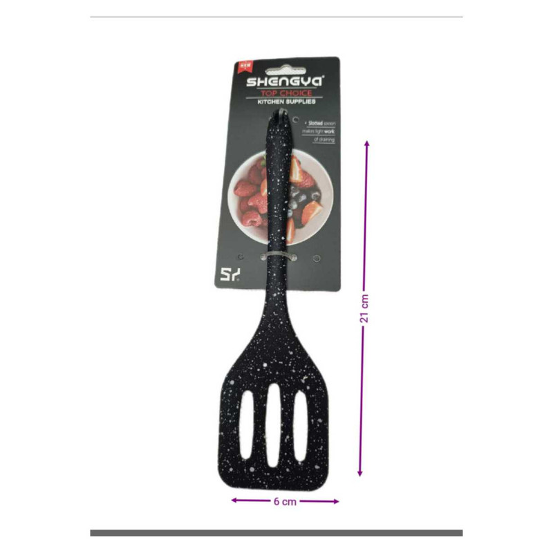 سرویس کفگیر و ملاقه 4 پارچه شنگیا مدل سیلیکونی کهکشانی طرح مینیاتوری