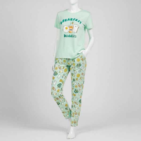 ست تی شرت آستین کوتاه و شلوار زنانه مادر مدل Maya