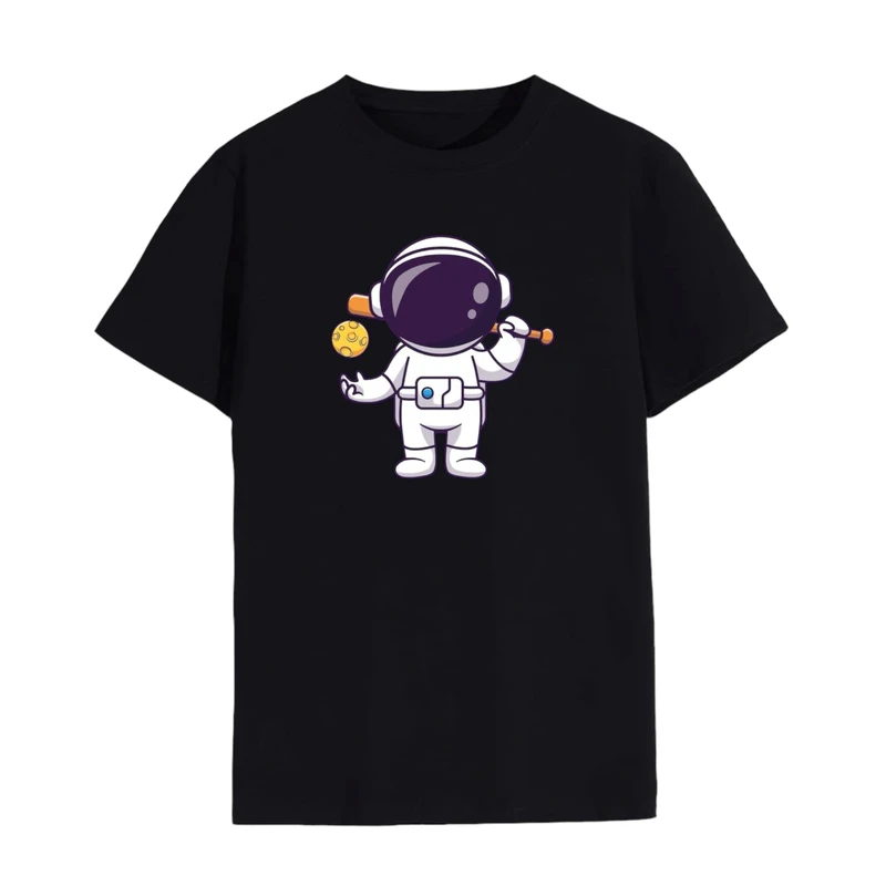 تی شرت لانگ آستین کوتاه زنانه مدل فضانورد کد 3