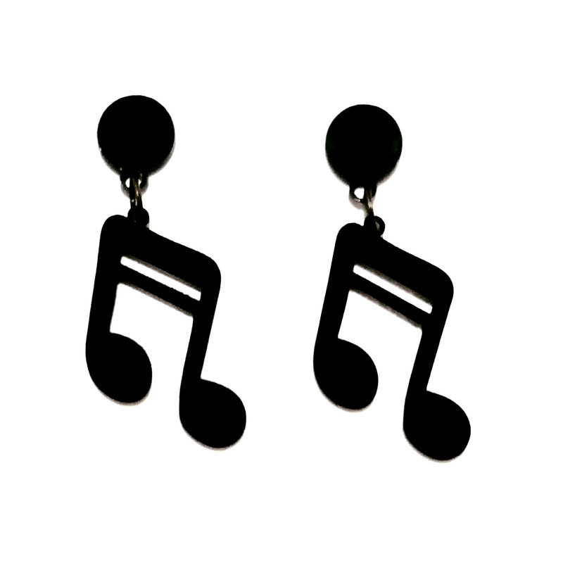 گوشواره زنانه مدل نت موسیقی کد E.NOT.B گوشواره زنانه مدل نت موسیقی کد E.NOT.B