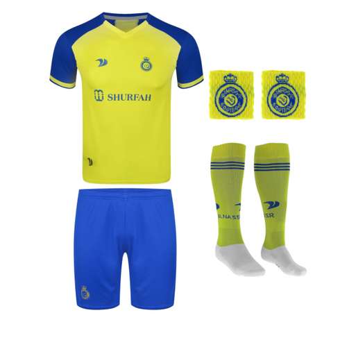 ست 5 تکه لباس ورزشی پسرانه مدل النصر طرح رونالدو 2024