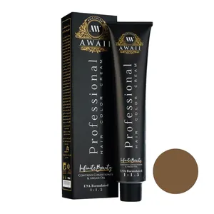 رنگ مو آوایی شماره 8.13 حجم 120 میلی لیتر رنگ بلوند دودی طلایی روشن