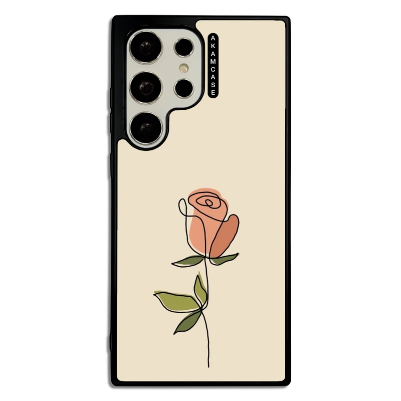 کاور آکام مدل AMC-WSGS23U-FLOWERS-21 مناسب برای گوشی موبایل سامسونگ Galaxy S23 Ultra