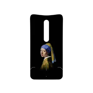 MAHOOT Girl with a Pearl Earring of Vermeer Cover Sticker for Motorola Moto X Style