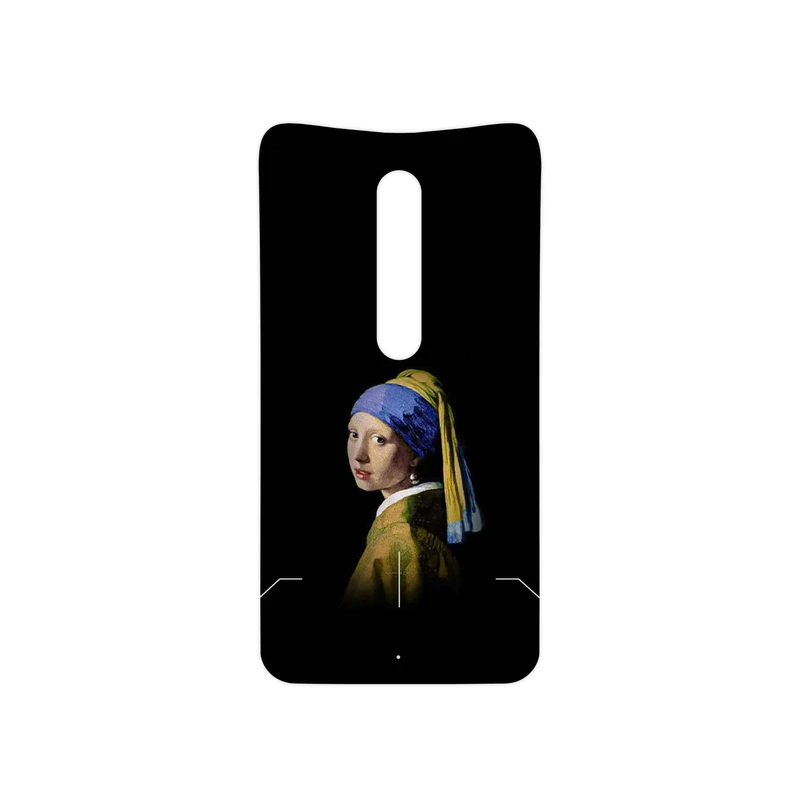 برچسب پوششی ماهوت مدل Girl with a Pearl Earring of Vermeer مناسب برای گوشی موبایل موتورولا Moto X Style
