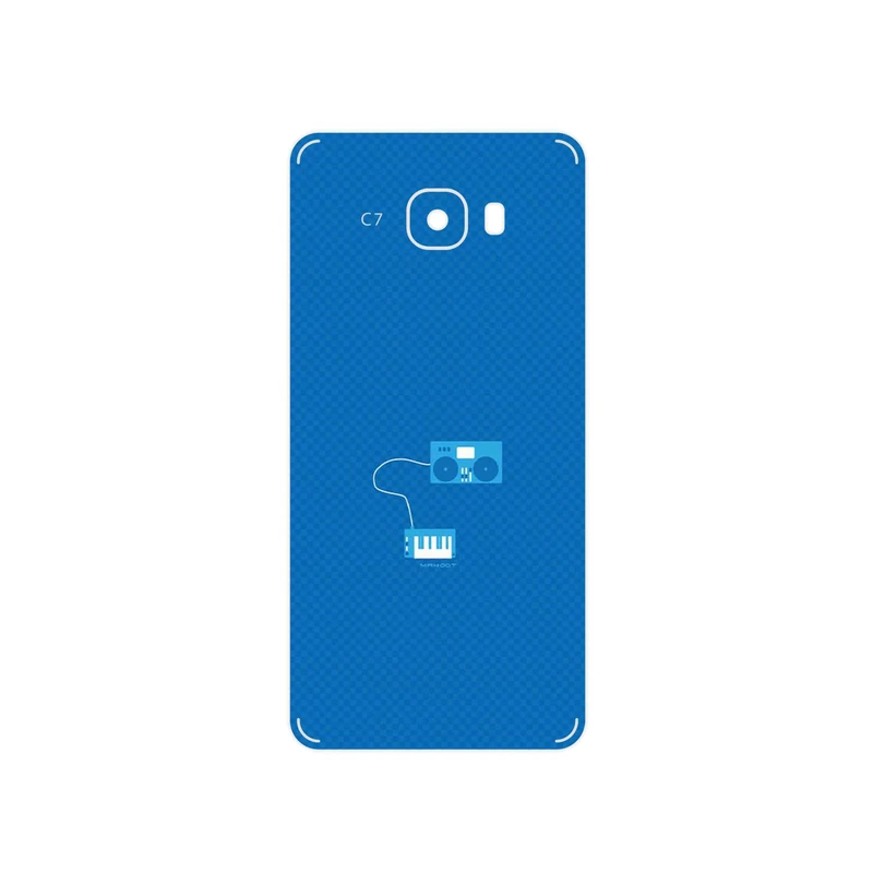 برچسب پوششی ماهوت مدل Minimal DJ Icon مناسب برای گوشی موبایل سامسونگ Galaxy C7