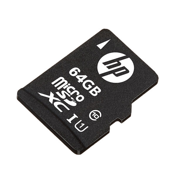کارت حافظه microSD اچ پی مدل mi210 کلاس 10 استاندارد UHS-I سرعت 80MBps ظرفیت 64 گیگابایت به همراه آداپتور SD