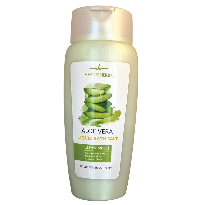 نمک حمام ایمنس هربال مدل آلوئه ورا وزن 400 گرم