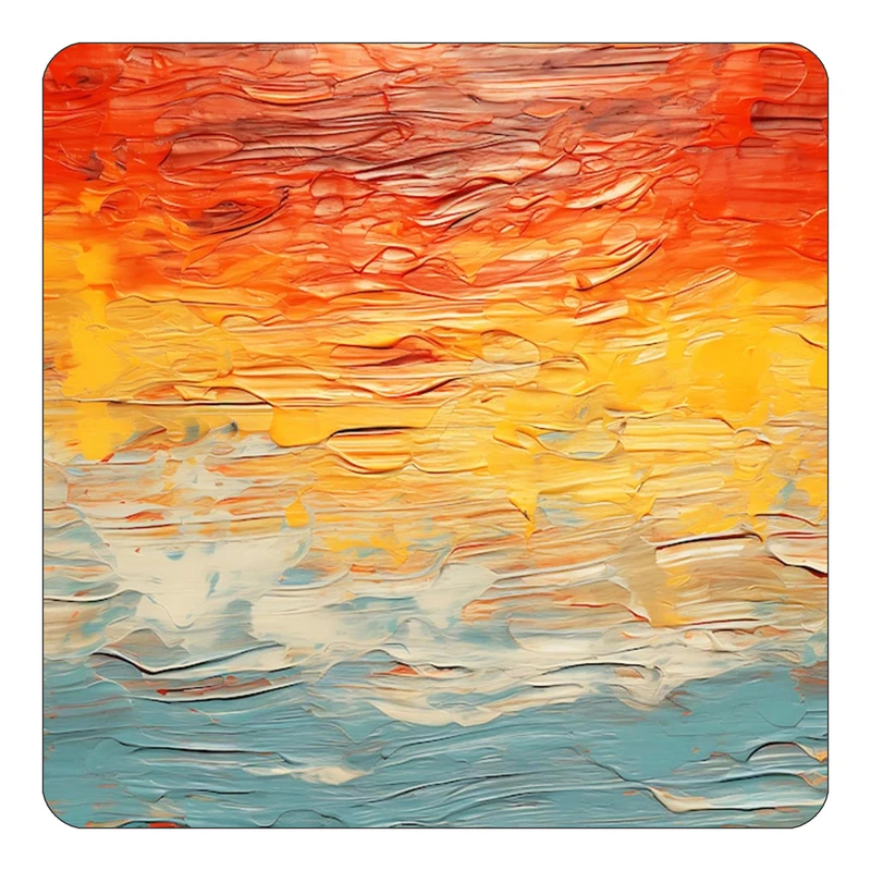 مگنت کاکتی طرح نقاشی رنگ روغن مدل mp70136