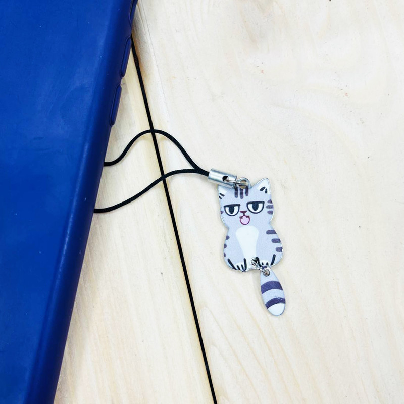 آویز موبایل مدل گربه بازیگوش کد 033