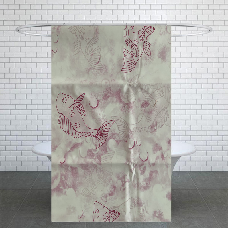 پرده حمام کد Ham70 سایز 180x200 سانتی متر