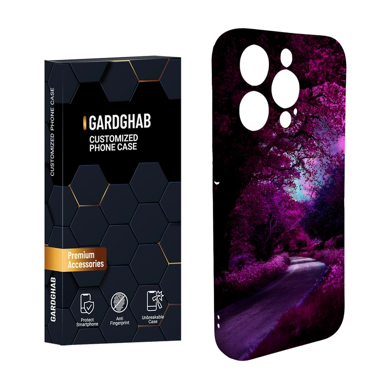 کاور گارد قاب مدل منظره و طبیعت مناسب برای گوشی موبایل اپل iPhone15 pro