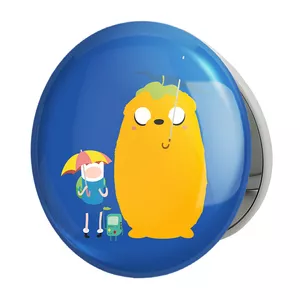 آینه جیبی خندالو طرح جیک و فین وقت ماجراجویی Adventure Time مدل تاشو کد 20848 
