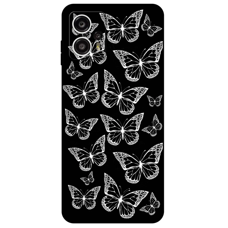 کاور مگافون طرح پروانه مدل 7244 مناسب برای گوشی موبایل موتورولا Moto G13 / G23