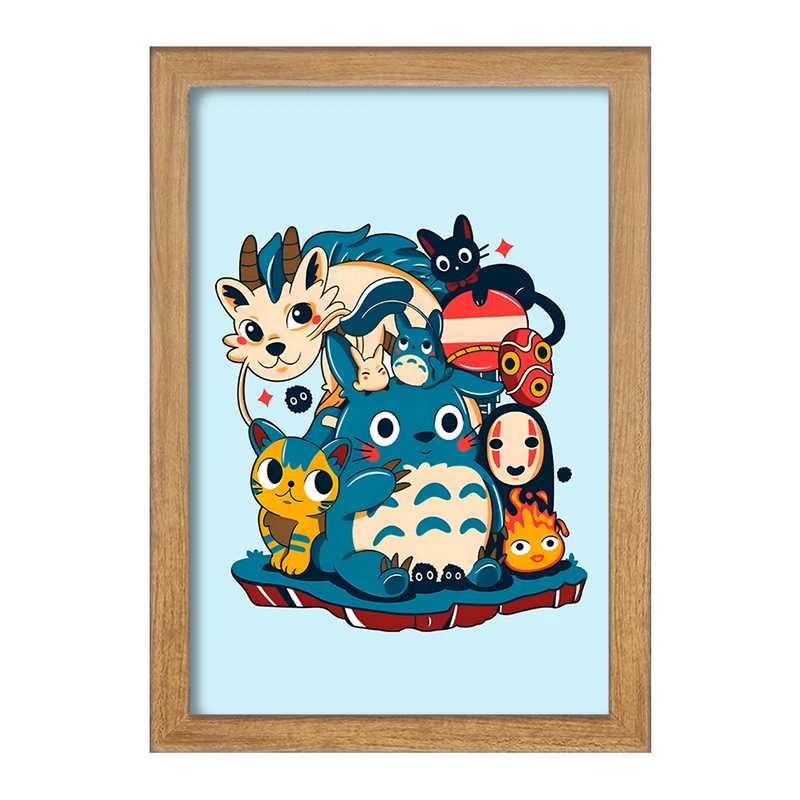 تابلو خندالو مدل انیمه توتورو کد F9873