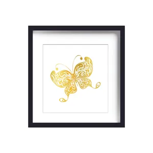 تابلو طلاکوب زرکات طرح پروانه مدل Butterfly