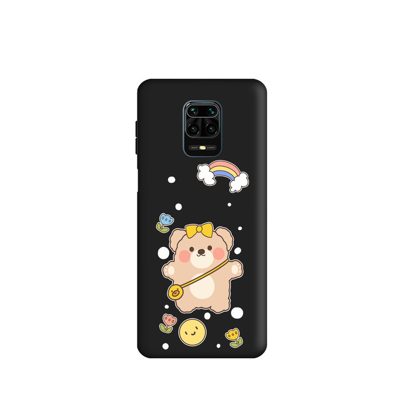 کاور طرح عروسک خرسی دختر کد m2835 مناسب برای گوشی موبایل شیائومی Redmi Note 9S / Redmi Note 9 Pro