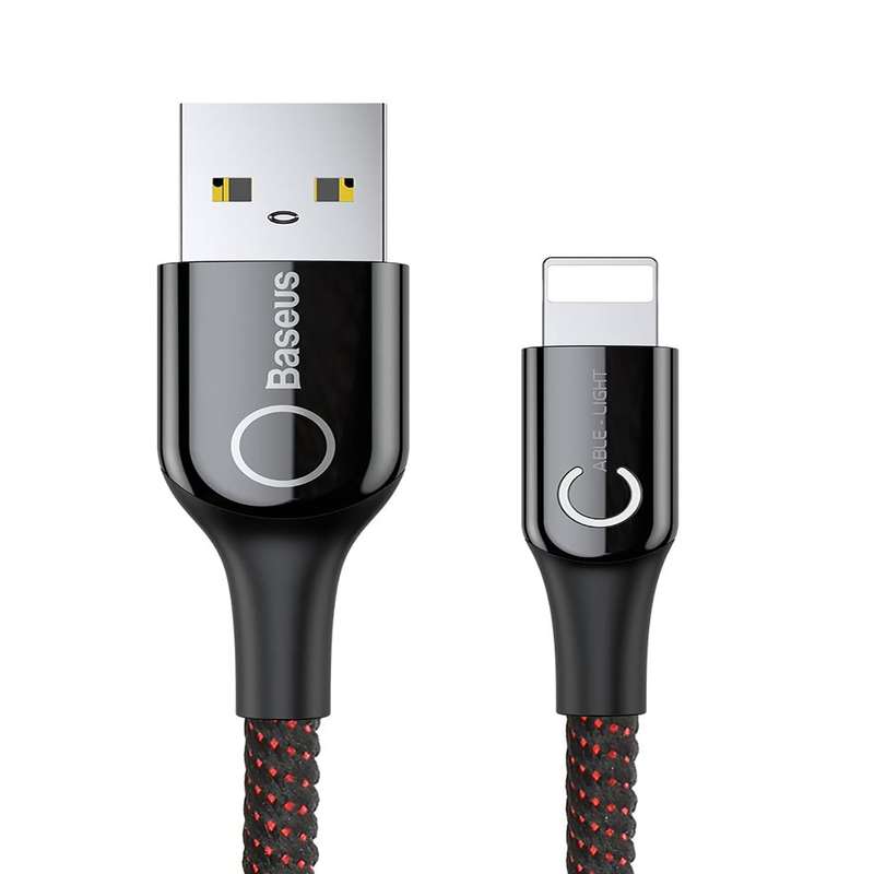 کابل تبدیل USB به لایتنینگ باسئوس مدل CALCD-C power off طول 1 متر