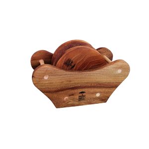 نقد و بررسی زیر لیوانی وودلندزون مدل کلاسیک مجموعه 6 عددی توسط خریداران