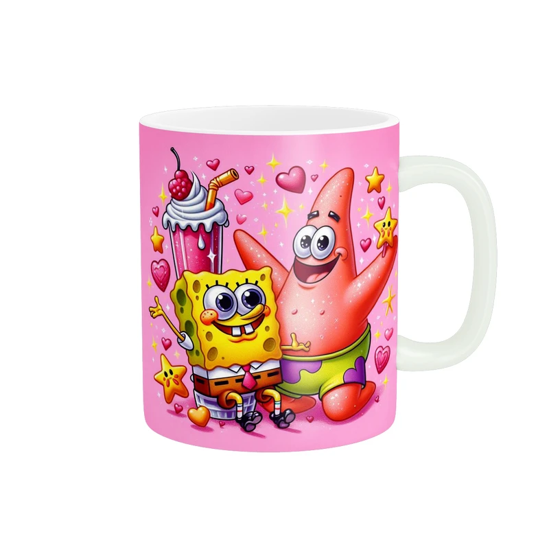 ماگ پاد آفرین طرح باب اسفنجی و پاتریک کد 1263