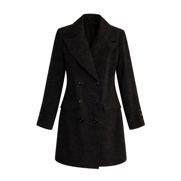 مانتو زنانه مدل مخمل کبریتی