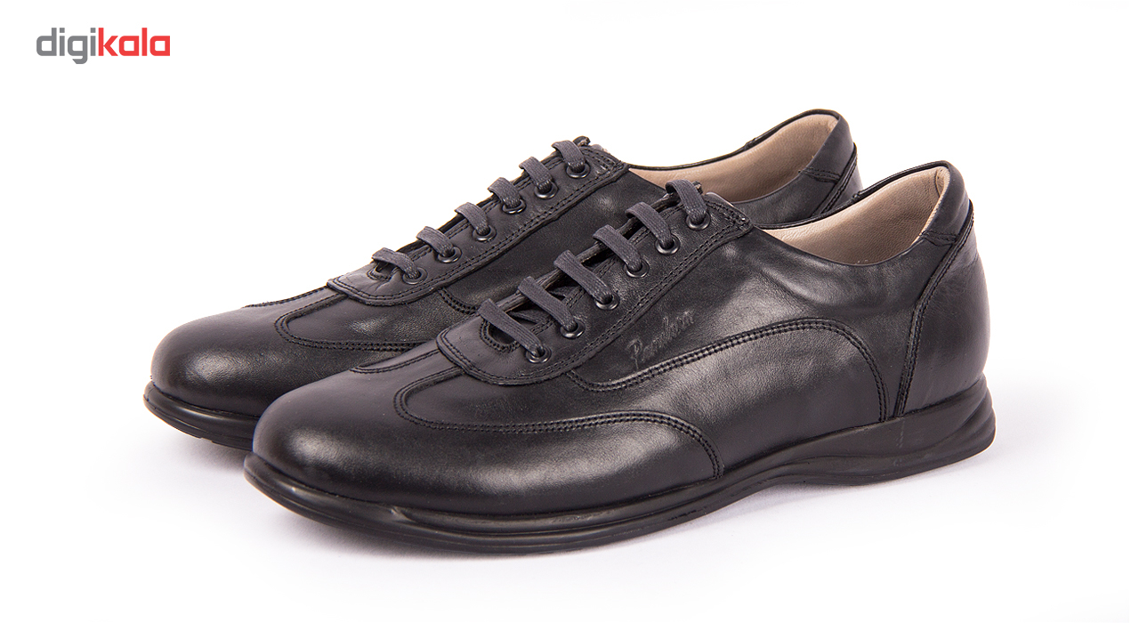 کفش مردانه چرم طبیعی پاندورا مدل M1050 مشکی