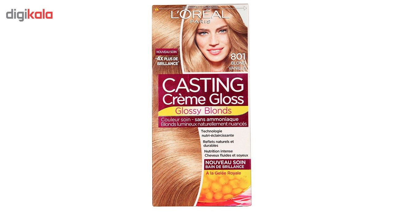 کیت رنگ مو لورآل مدل Casting Creme Gloss شماره 801 -  - 3
