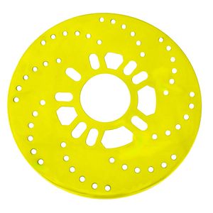صفحه پشت رینگ خودرو بیهقی طرح اسپرت مدل فلزی کد TRH-DISK-YELLO