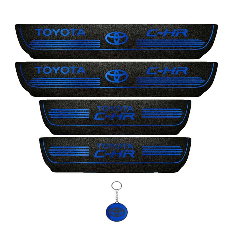 برچسب پارکابی خودرو لندمون کد LM182 MB مناسب برای تویوتا CHR مجموعه 4 عددی به همراه جاکلیدی