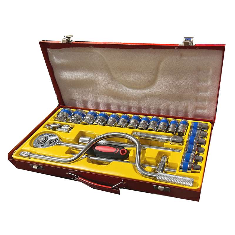 آچار و سری بکس تات مدل  AB-025 مجموعه 25 عددی