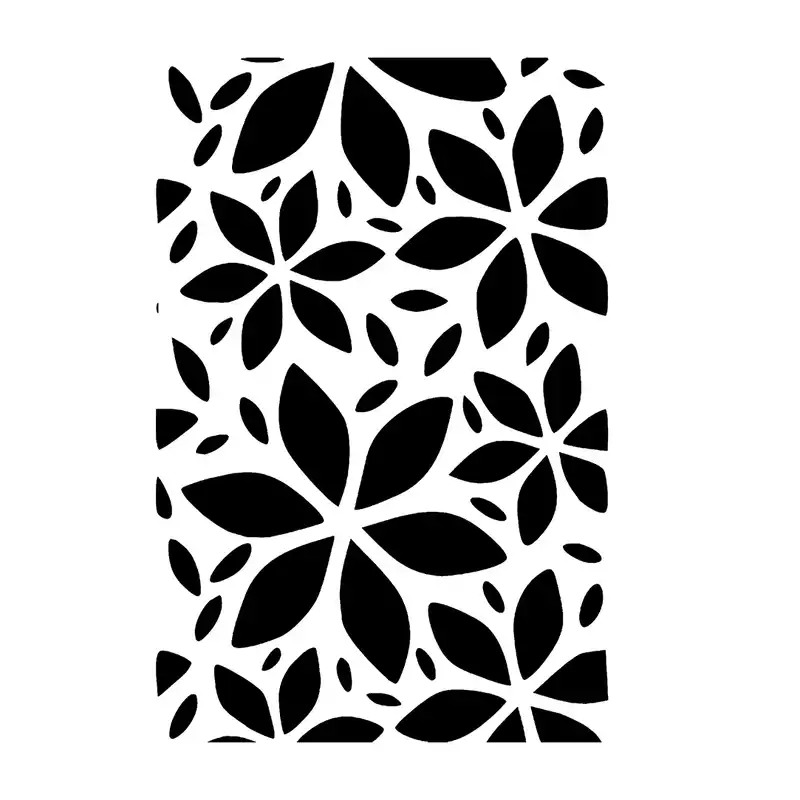 شابلون باتیس آرت طرح گل کد 50-438