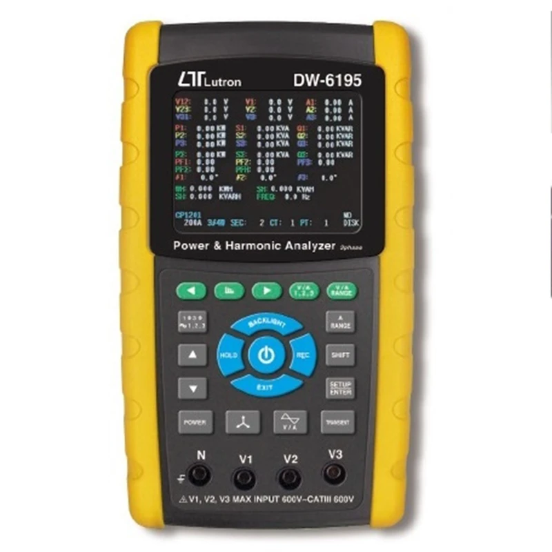 پاور آنالایزر تک فاز و سه فاز لوترون مدل DW-6195